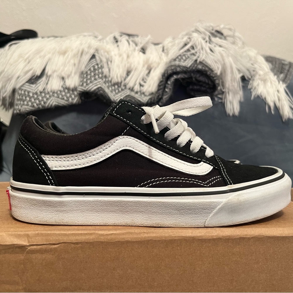 Vans Black and White Sneakers